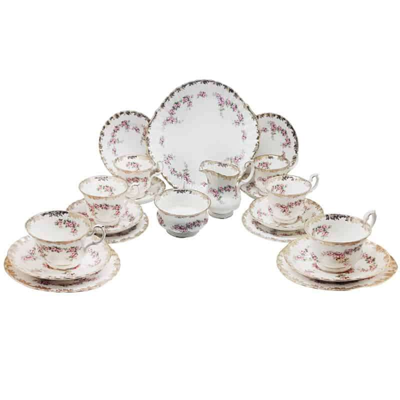 Royal Albert Dimity Rose Tea Set