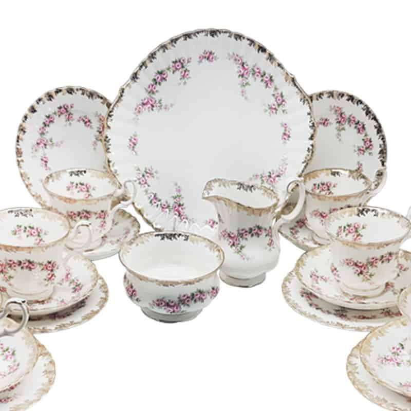 Royal Albert Dimity Rose Tea Set