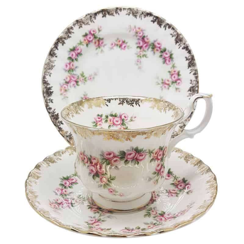 Royal Albert Dimity Rose Trio