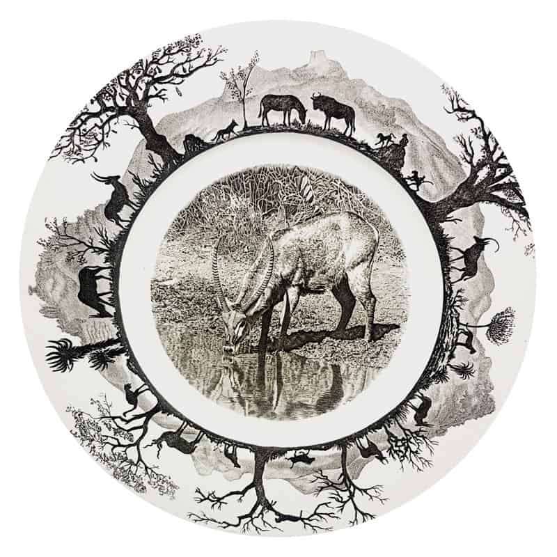 Wedgwood Kruger National Park Plate Series Waterbuck