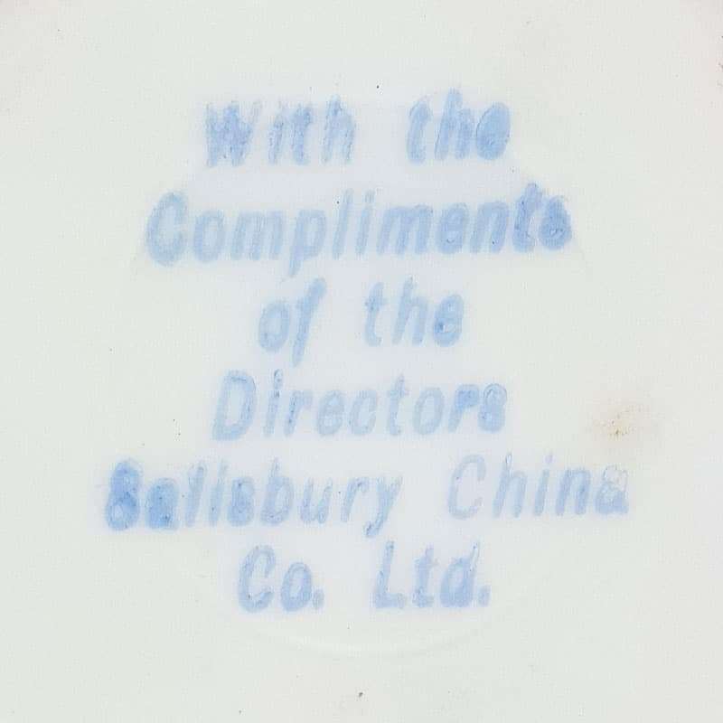 Compliment Directors Salisbury China Ash Tray