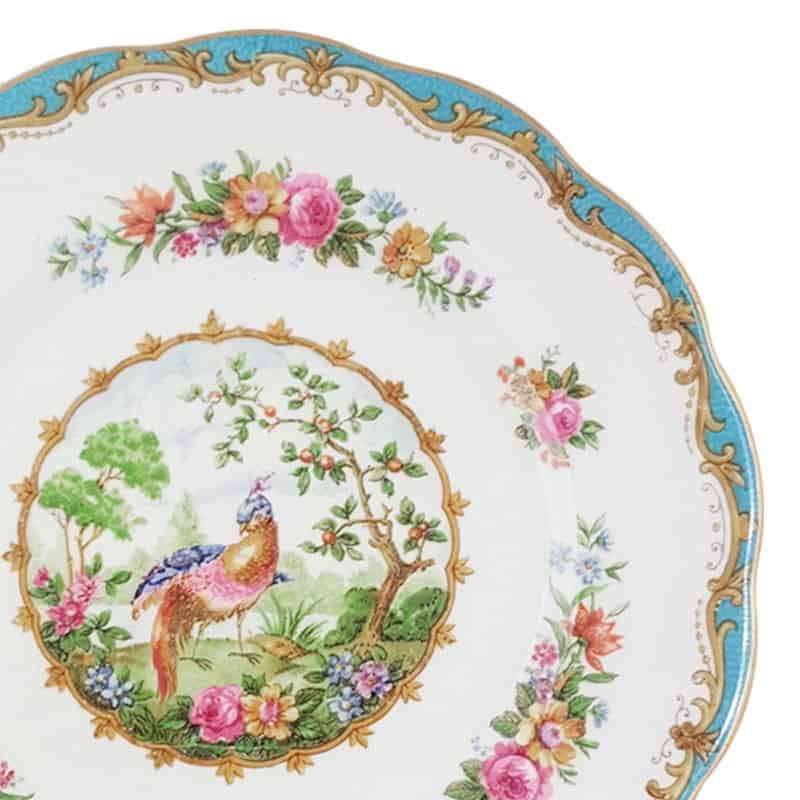 Royal Albert Chelsea Bird Turquoise Main Plate