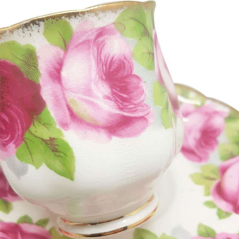 Royal Albert Old English Rose Small Coffee Cup and Saucer