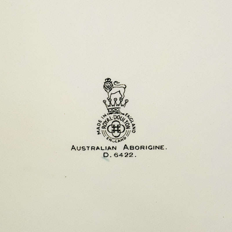 Royal Doulton Australian Aborigine Rack Plate