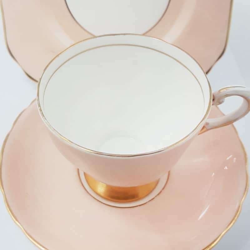 Tuscan Bone China Trio Peach
