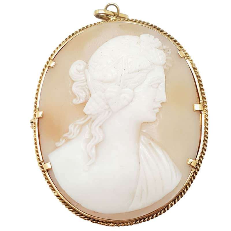 18ct Gold Cameo