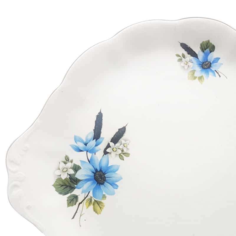 Royal Albert Blue and White Cake Plate