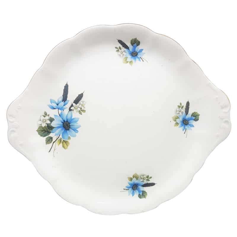 Royal Albert Blue and White Cake Plate