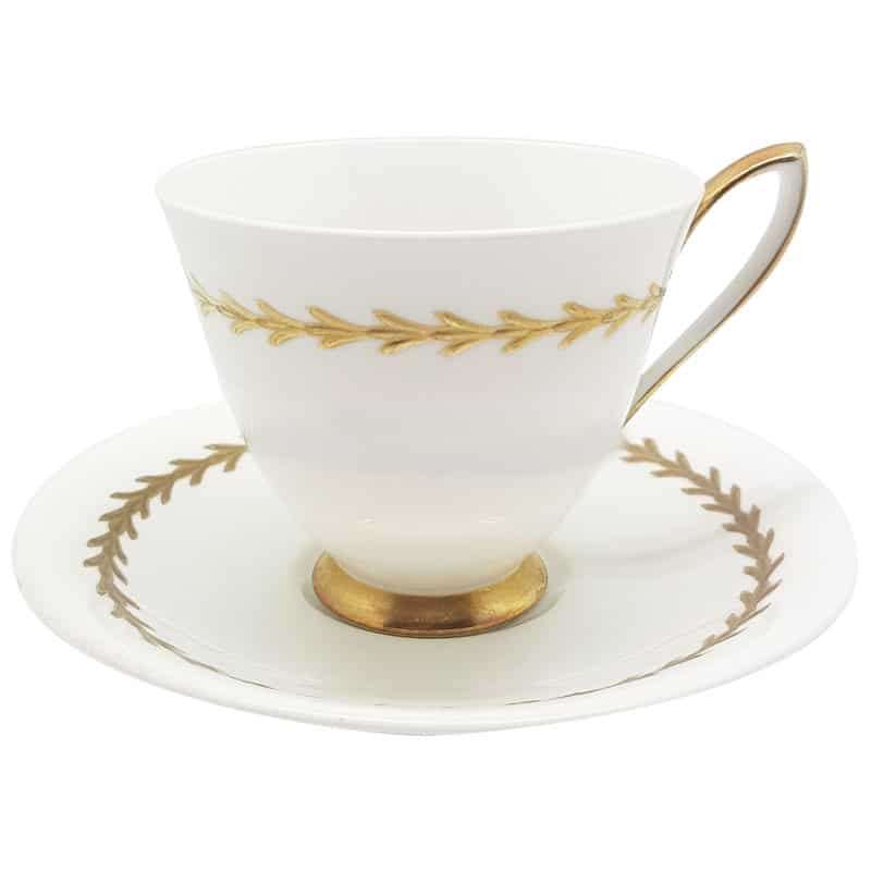 Royal Albert Gold and White Duo