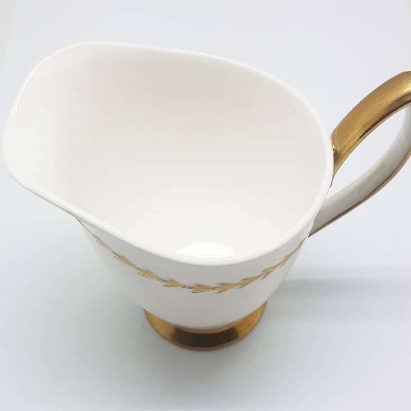 Royal Albert Gold and White Milk Jug