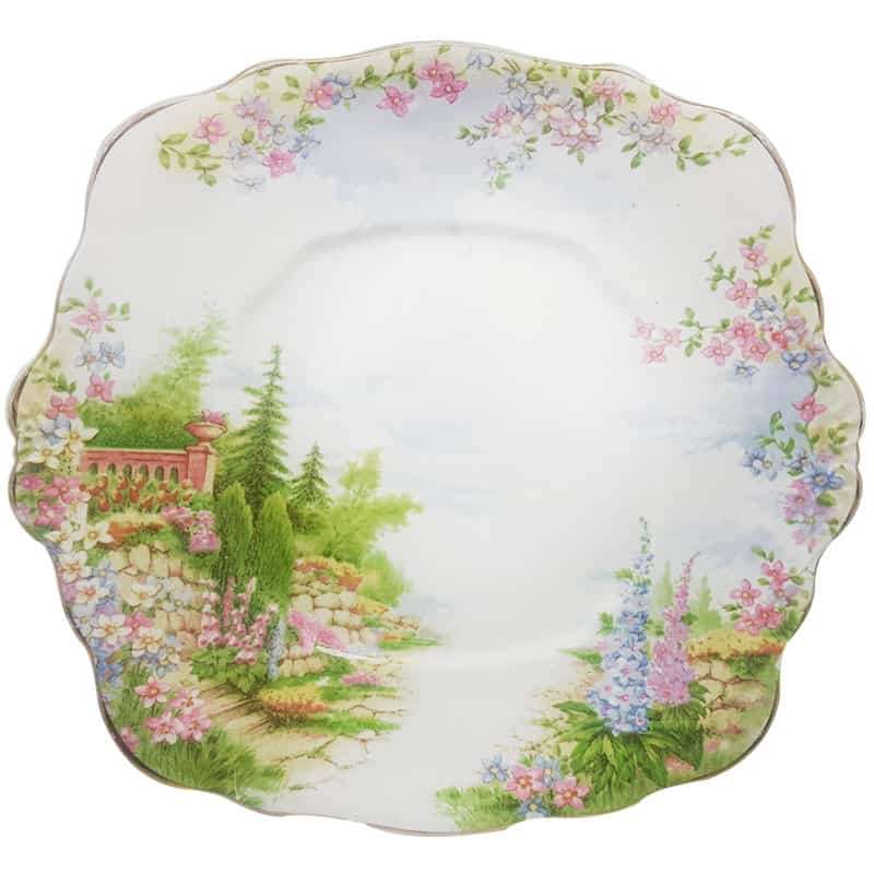 Royal Albert Kentish Rockery Cake Plate