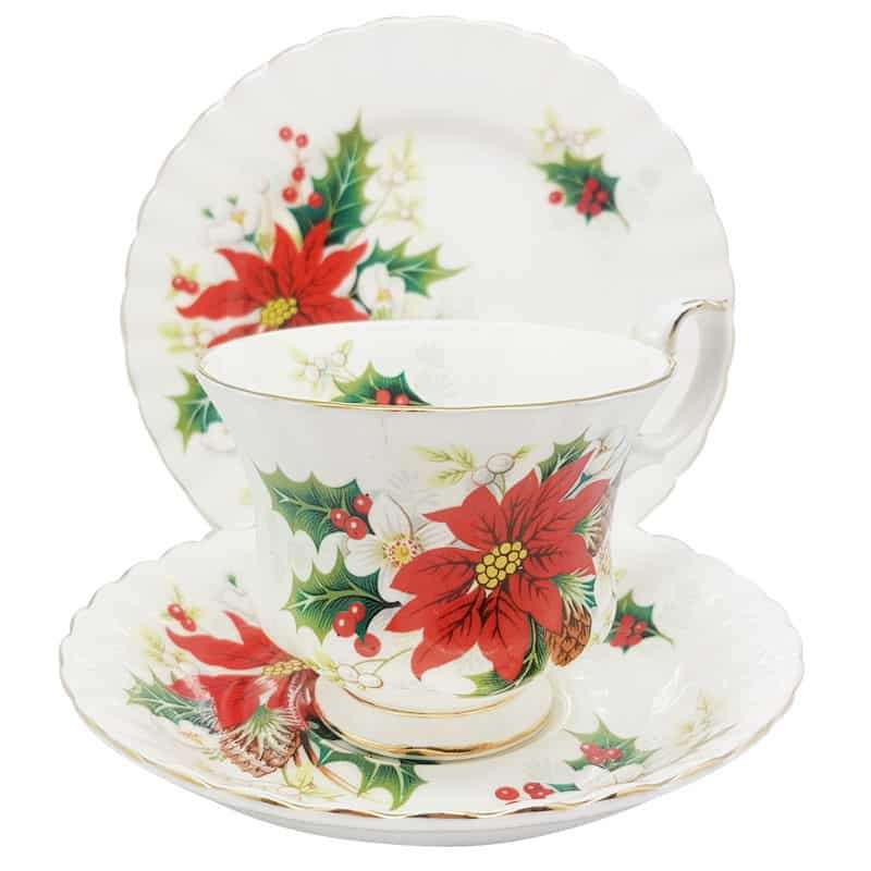 Royal Albert Poinsettia Trio