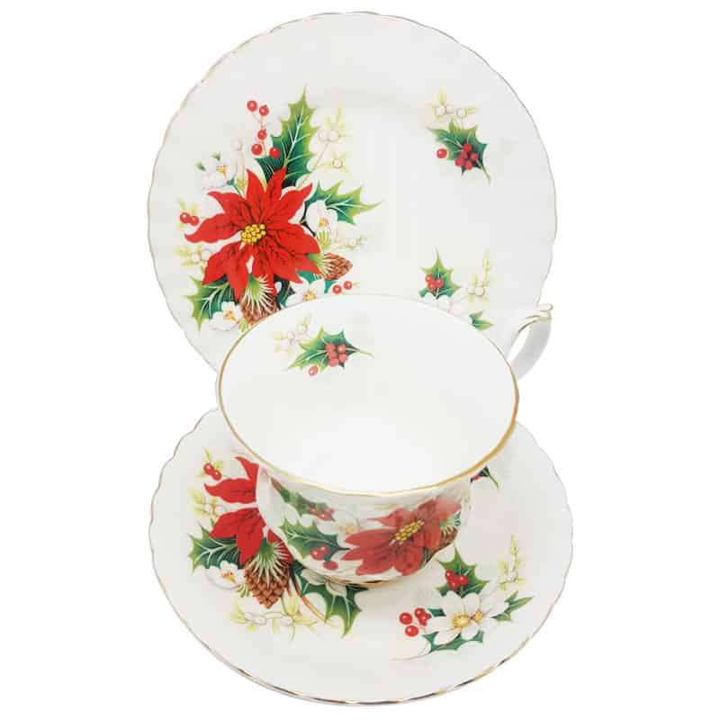 Royal Albert Poinsettia Trio