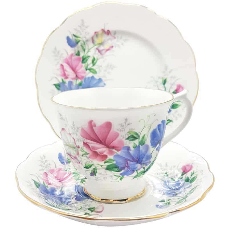 Royal Albert Sweet Pea Friendship 21 Piece Tea Service