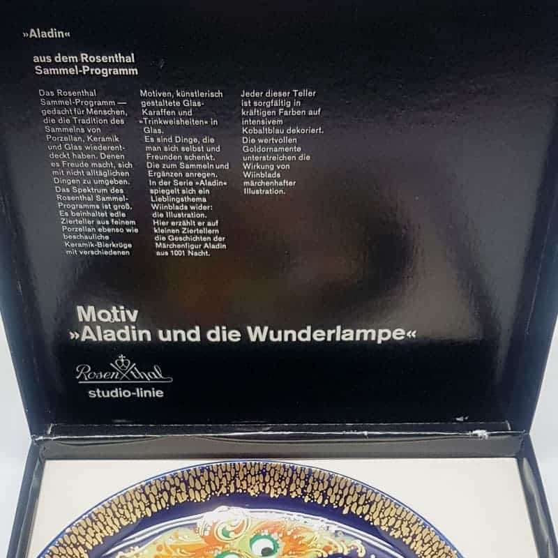 Aladdin and the Magic Lamp Rosenthal Studio line Plate