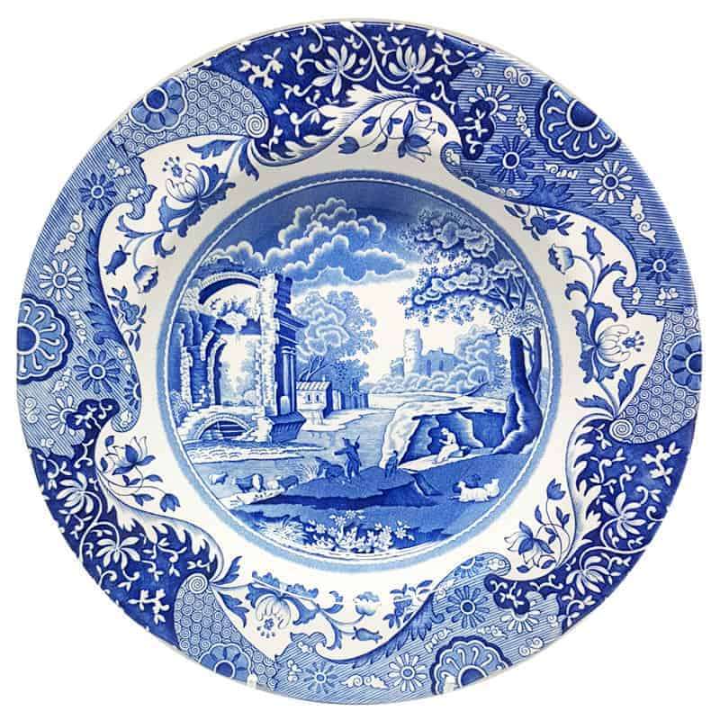 Copeland Spode Blue Italian Soup Bowl 26cm Lipped