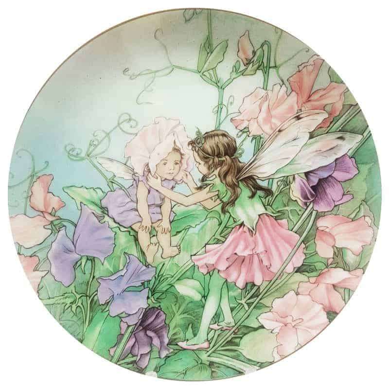 Heinrich Flower Fairies Plate The Sweet Pea Fairy
