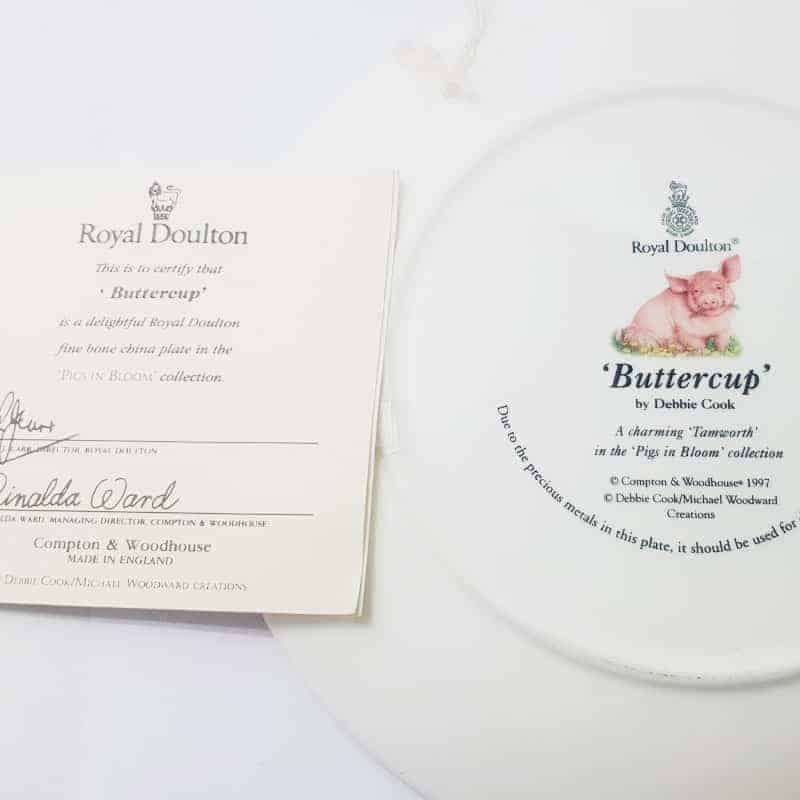 Royal Doulton Pigs in Bloom Buttercup