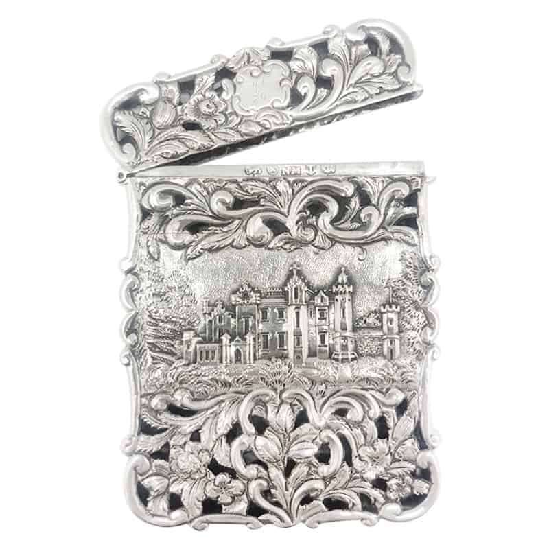 Nathaniel Mills Double Castle Card Case Birmingham 1843