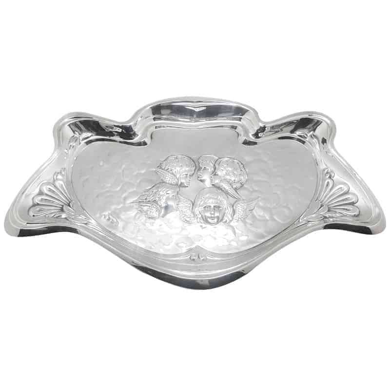 Hallmarked Silver Reynolds Angels Tray