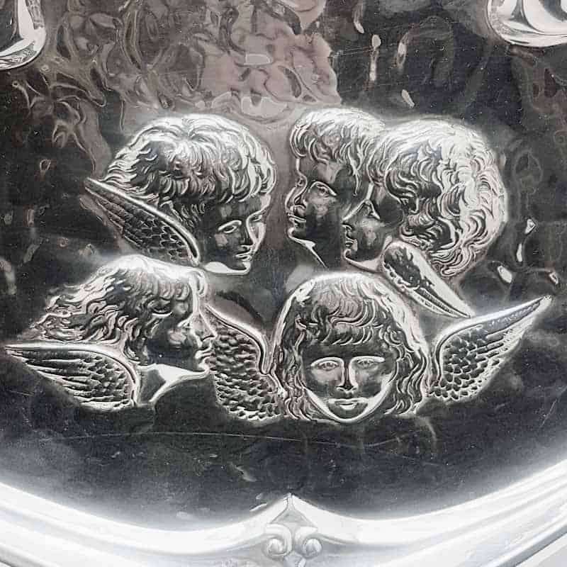Hallmarked Silver Reynolds Angels Tray