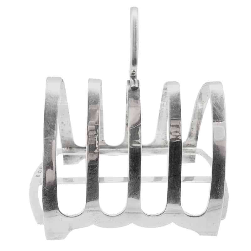 Hallmarked Silver Toast Rack Birmingham 1962