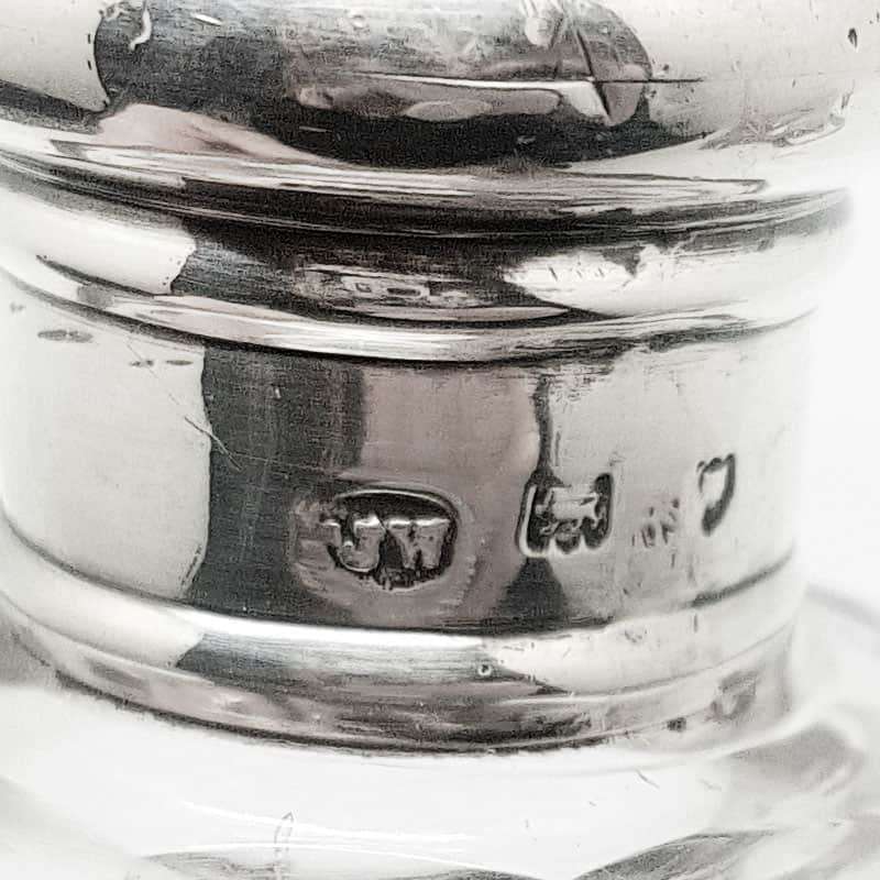 Hallmarked Silver Toiletry Bottle London 1904