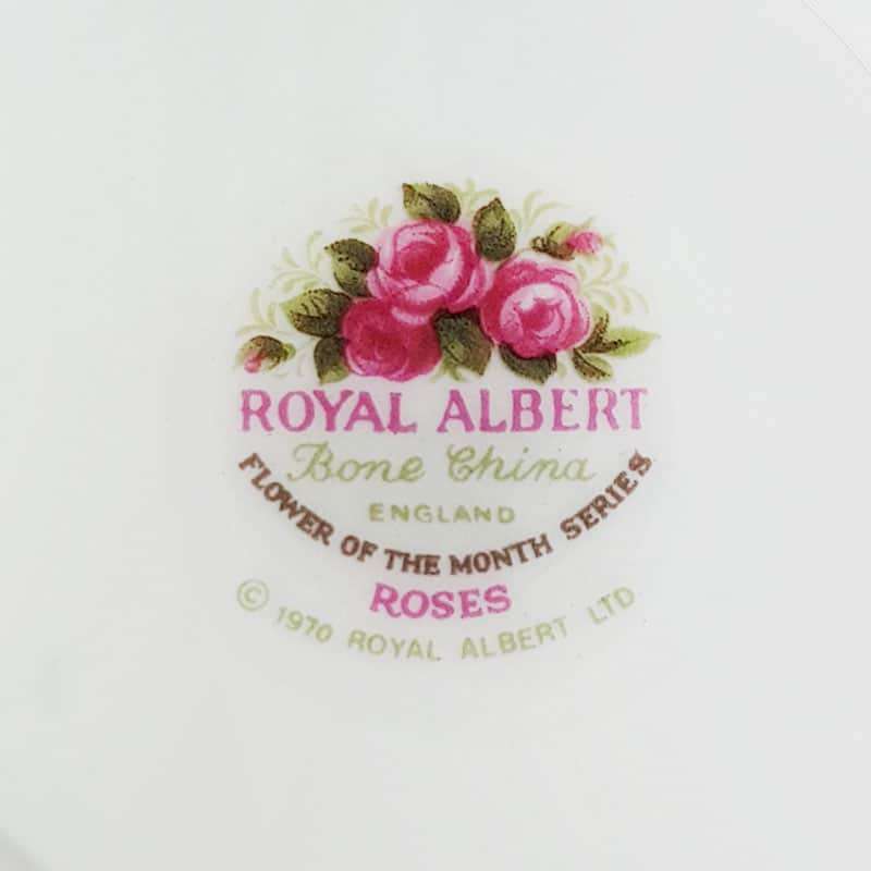 Royal Albert June Roses Flower of the Month Tea Duo
