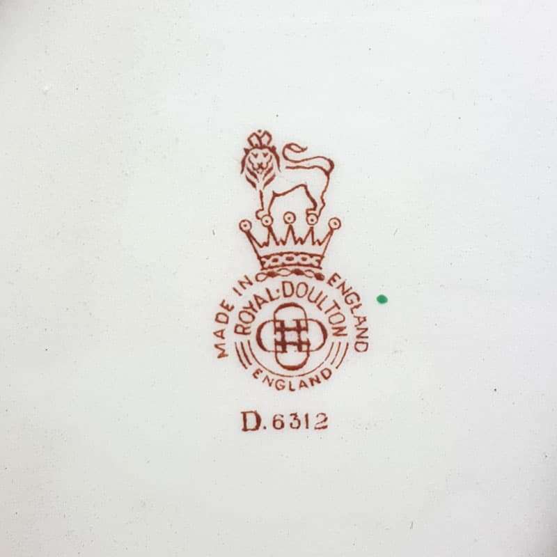 Royal Doulton Poppy Flower Rack Plate