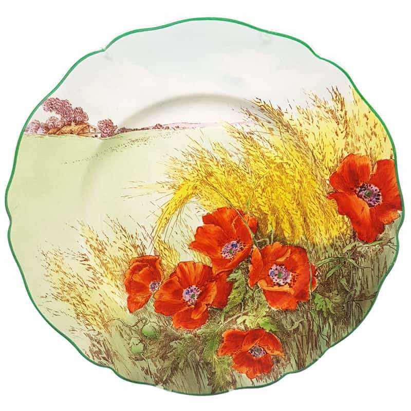 Royal Doulton Poppy Flower Rack Plate