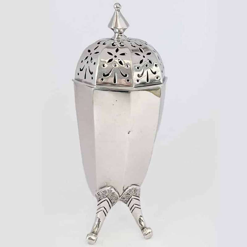 Silver Sugar Castor Birmingham 1904 Dolphin Detail