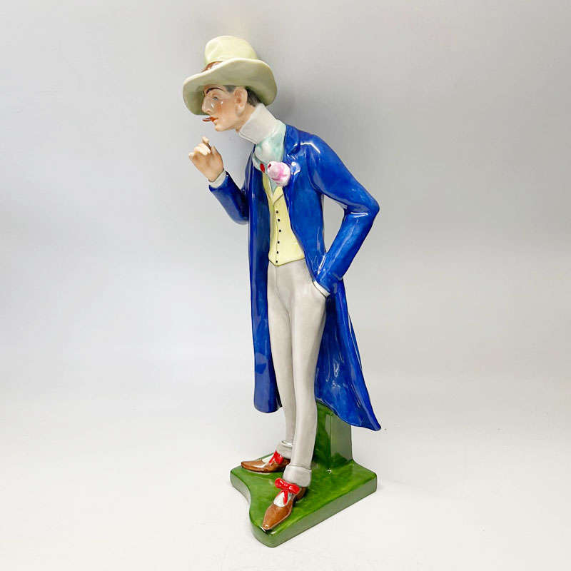 Amphora Man in Blue Coat 1918 to 1939 Turn Teplitz