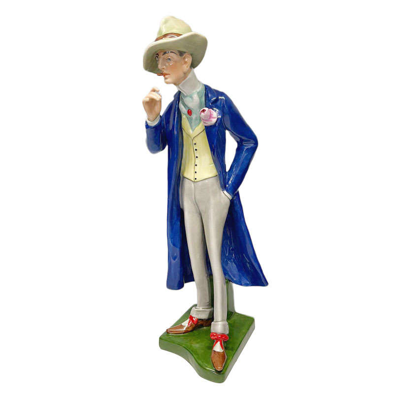 Amphora Man in Blue Coat 1918 to 1939 Turn Teplitz