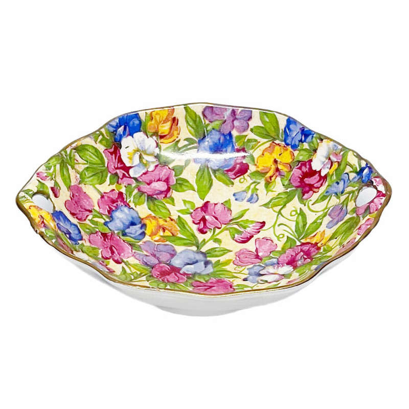 Sweet Pea Royal Winton Pierced Handle Bon Bon