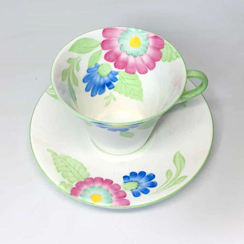 Shelley Eve Pattern Tea Duo 1932
