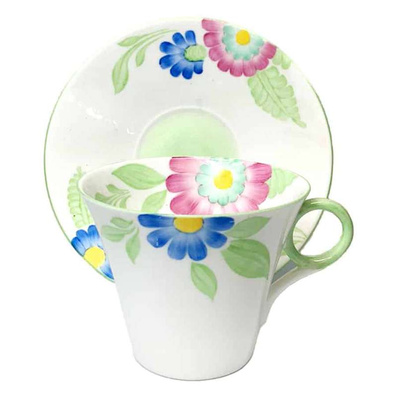 Shelley Eve Pattern Tea Duo 1932