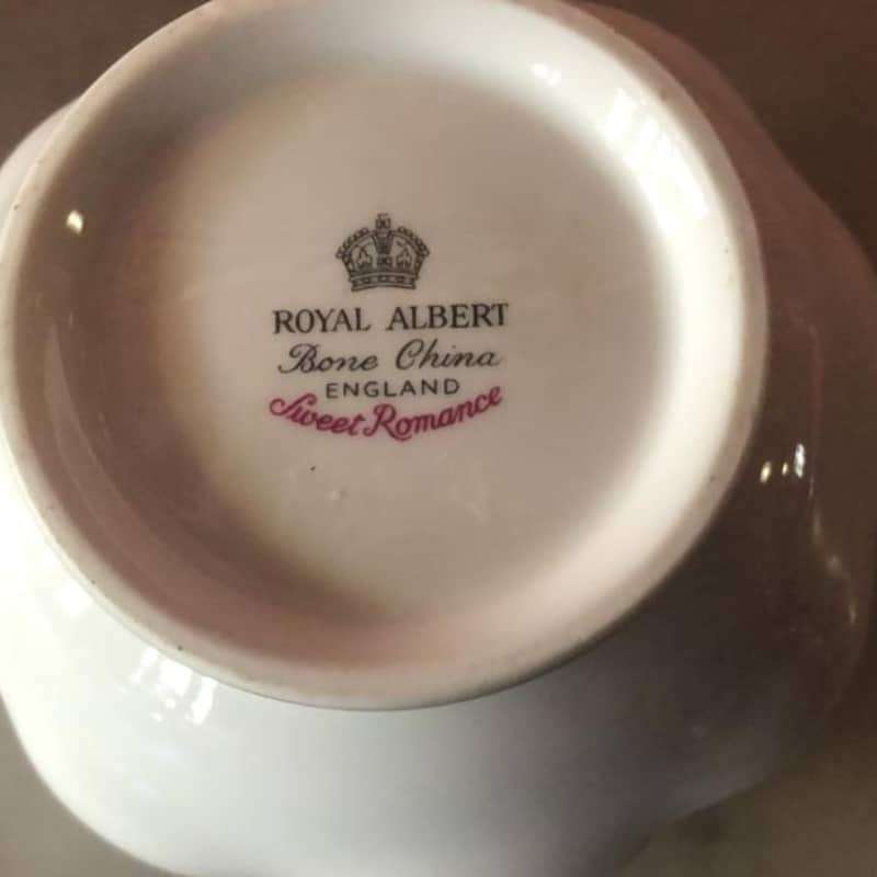 Royal Albert Sweet Romance Tea Milk and Sugar