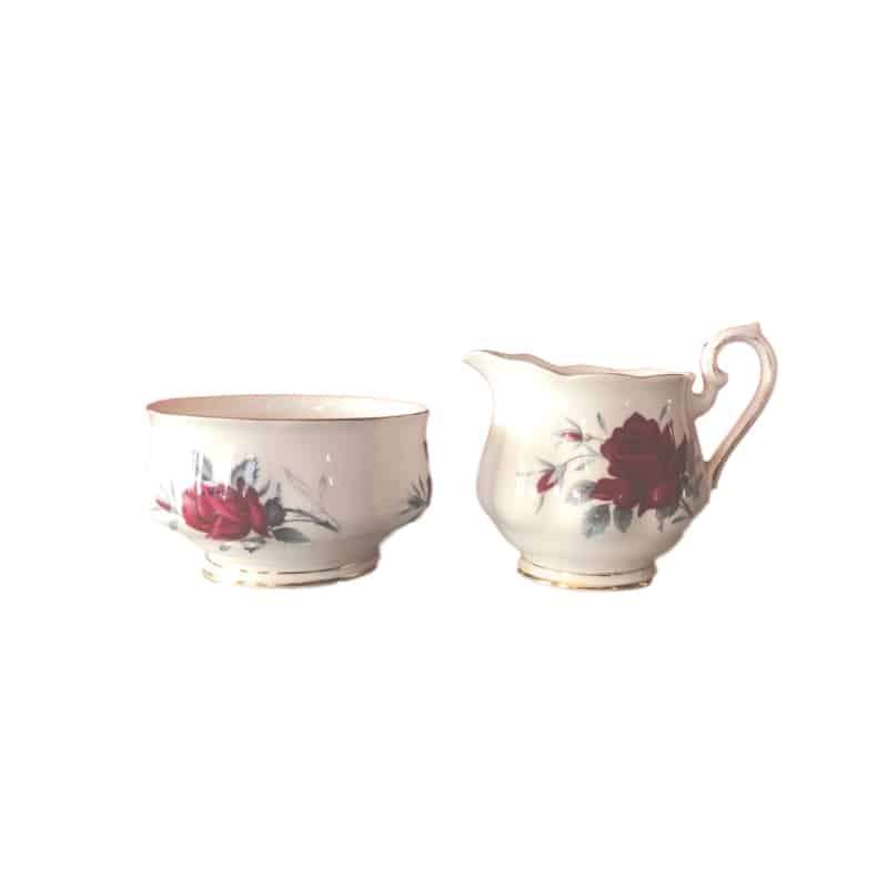 Royal Albert Sweet Romance Tea Milk and Sugar