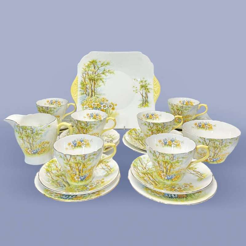 Shelley Daffodil Time Tea Set
