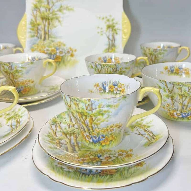 Shelley Daffodil Time Tea Set