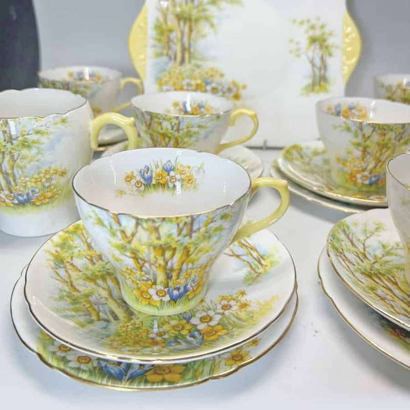 Shelley Daffodil Time Tea Set