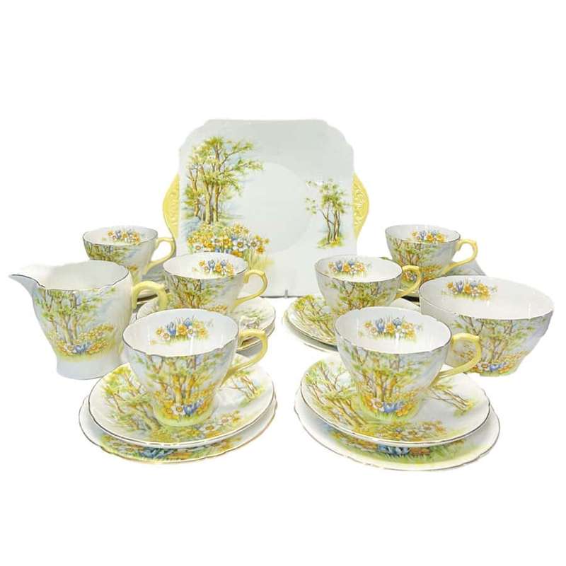 Shelley Daffodil Time Tea Set