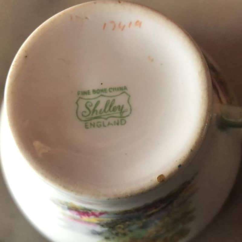 Shelley Heather 21 Piece Tea Service