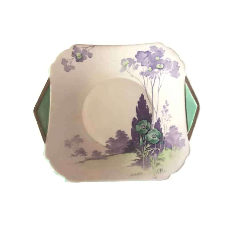 Shelley Regent Art Deco Large Cake Plate