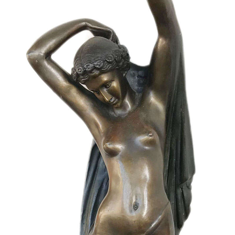 Art Nouveau Bronze of a Lady by Auguste Moreau