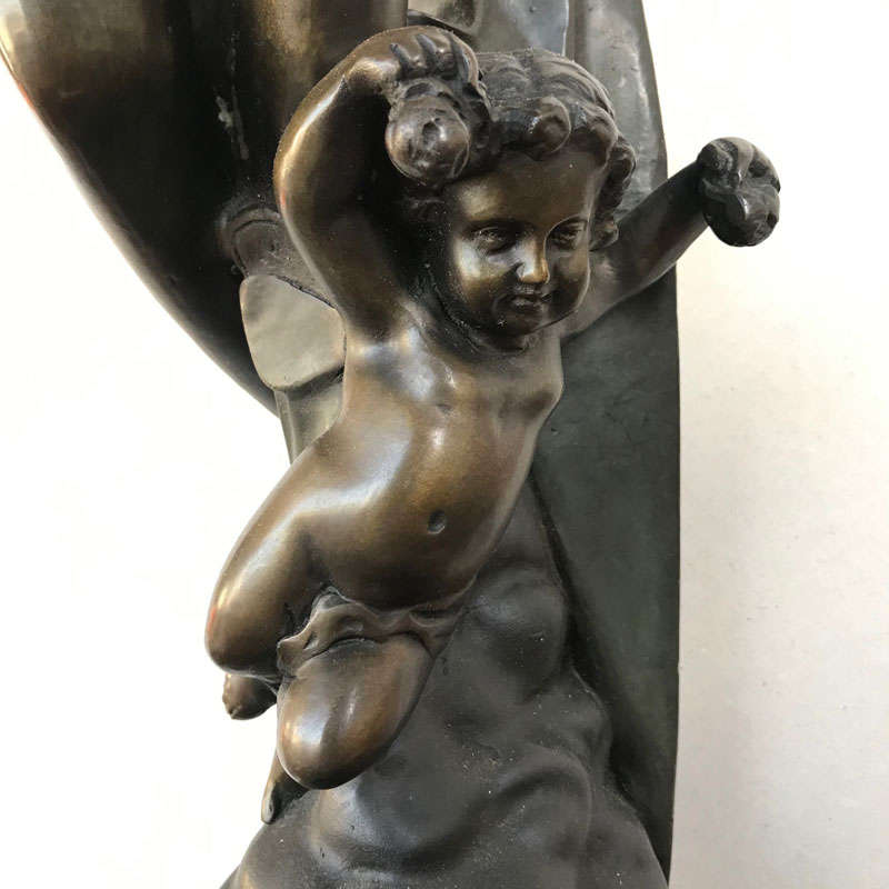 Art Nouveau Bronze of a Lady by Auguste Moreau