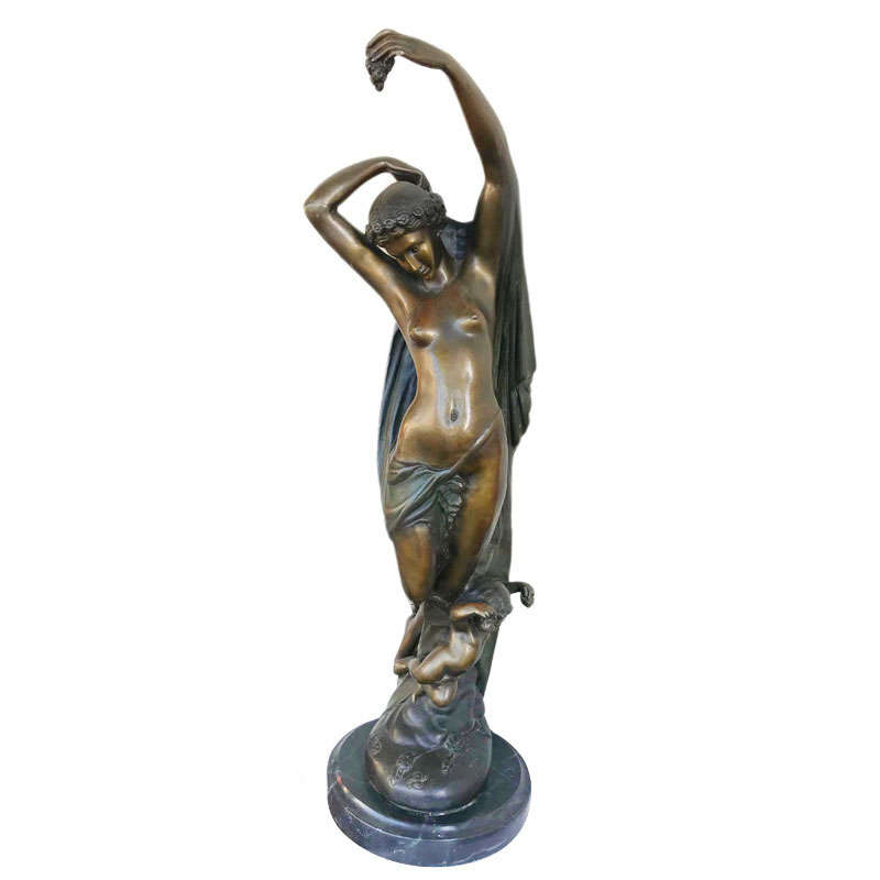 Art Nouveau Bronze of a Lady by Auguste Moreau