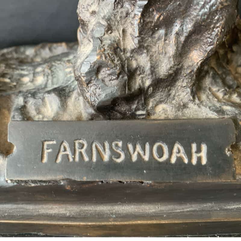 Bronze Of Two Kids On A Seesaw Farnswoah