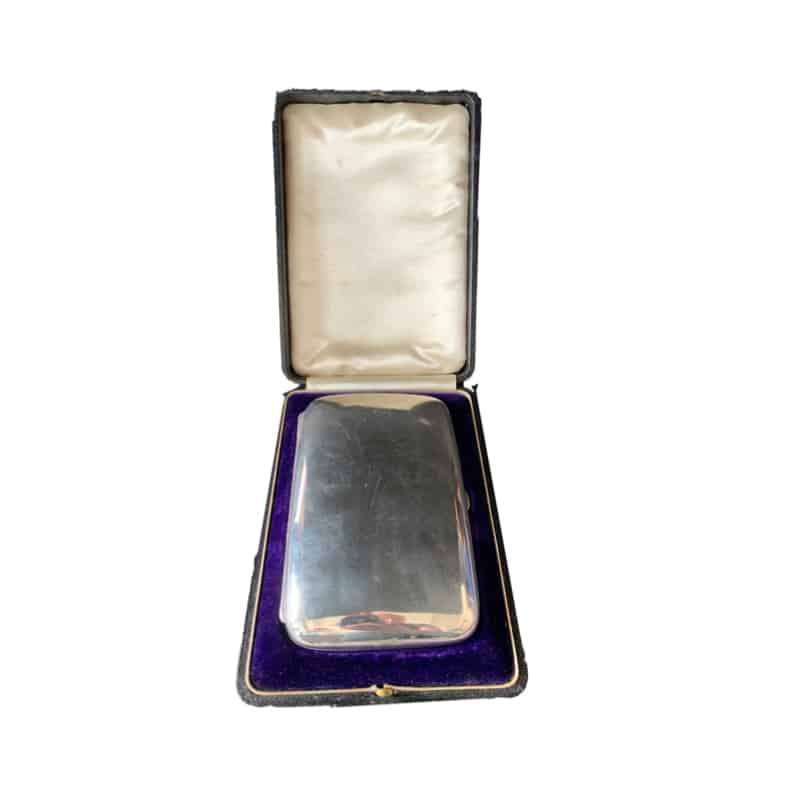 Silver Cigar Case Sheffield 1909 Walker and Hall