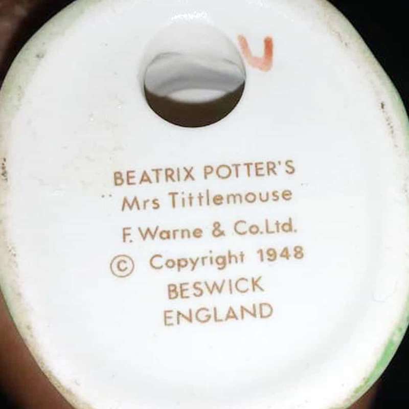 Beswick Beatrix Potter Mrs Tittlemouse